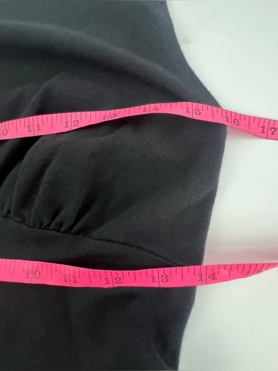 Reformation Mayve organic-cotton minidress black sz M - Picture 7 of 9